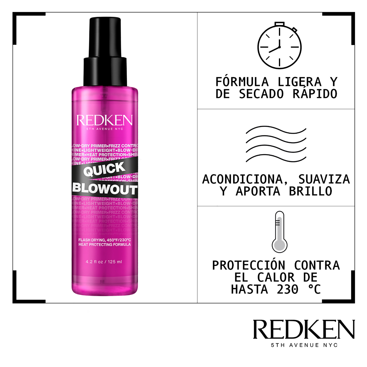 QUICK BLOWOUT PROTECTOR TÉRMICO PARA TODO TIPO DE CABELLO